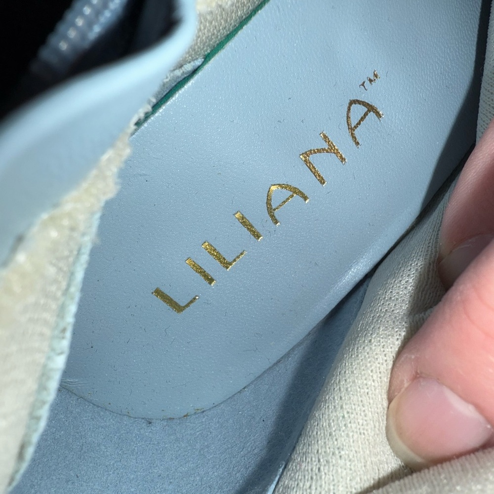 Liliana Light Blue Over-the-Knee Boots - Picture 13 of 16